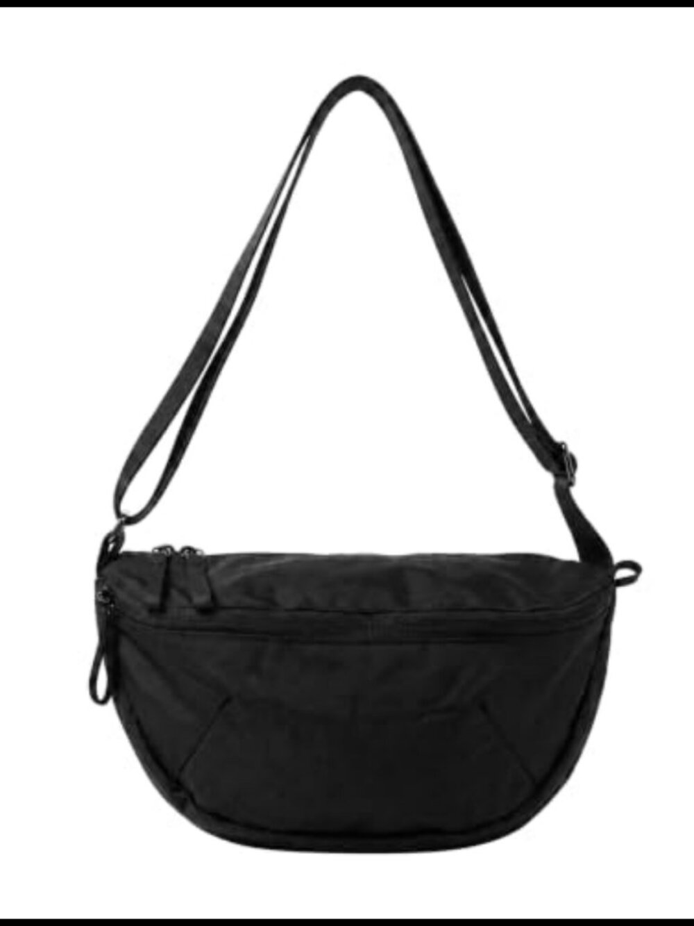 Washed Nylon Crossbody Bum Bag RFID Waist Pack Travel Belt Bag